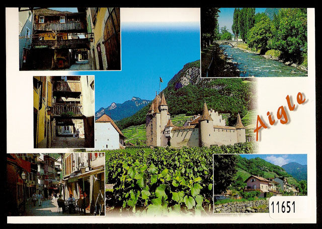 [CP 203299] Postcards 11651 Aigle