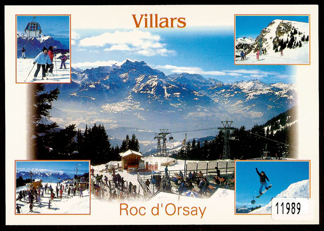 [CP 203150] Postcards 11989 w Villars Roc d'Orsay