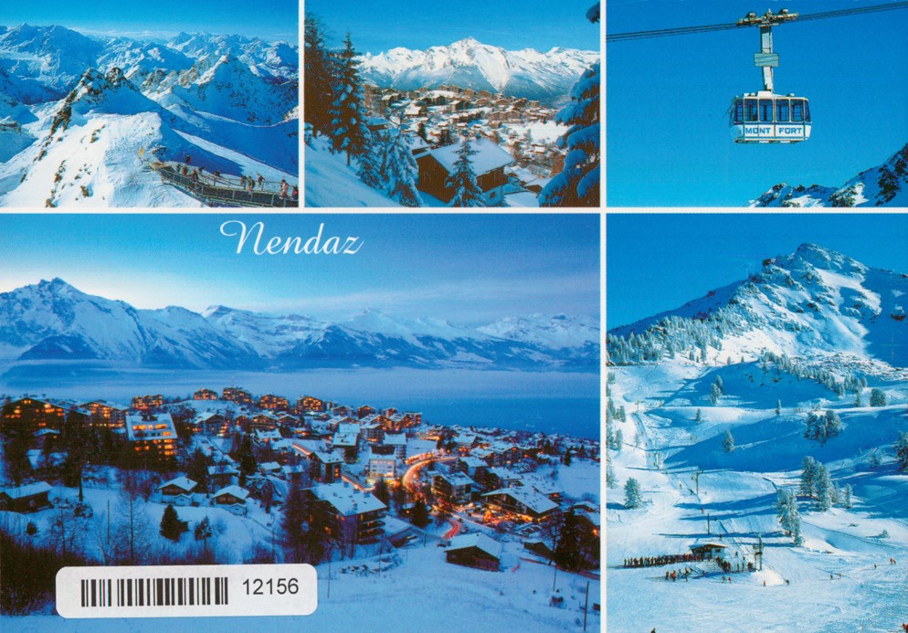 [CP 204128] Postcards 12156 w Nendaz