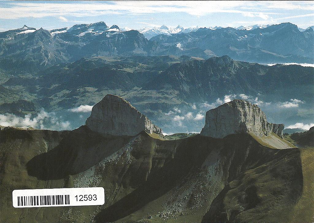 [CP 203494] Postcards 12593 Leysin-Tour d'Aï et Mayen