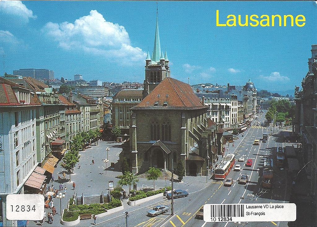 [CP 203526] Postcards 12834 Lausanne