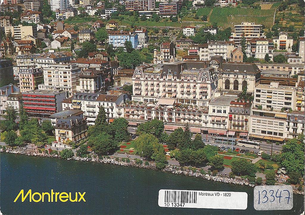 [CP 203289] Postcards 13347 Montreux