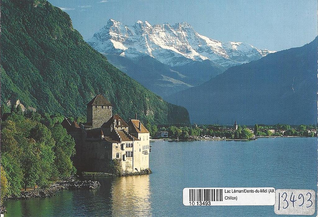 [CP 203286] Postcards 13493 Schloss Chillon