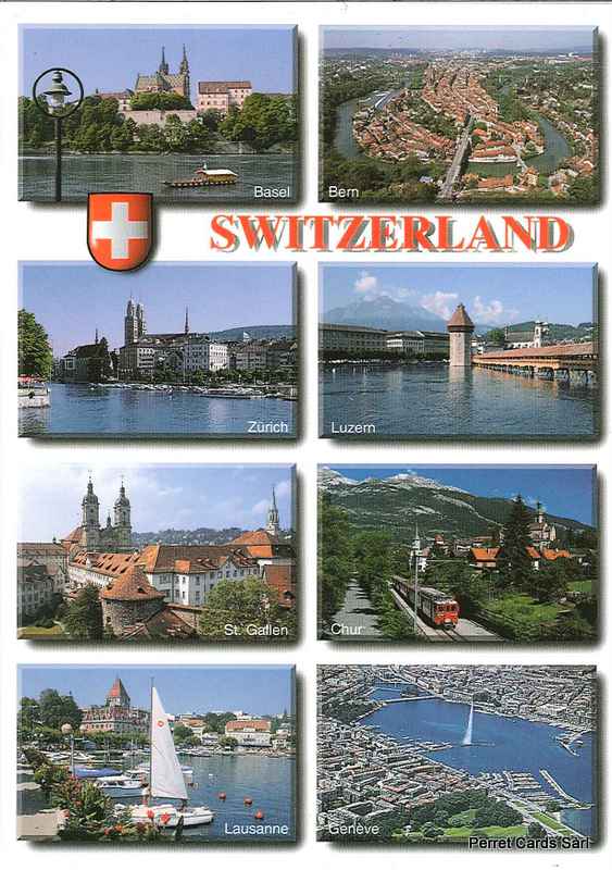 [CP 206735] Postcards 13523 Switzerland, Villes Suisses