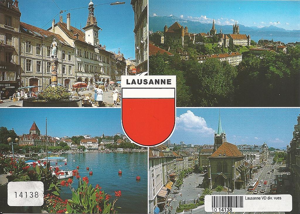 [CP 203586] Postcards 14138 Lausanne