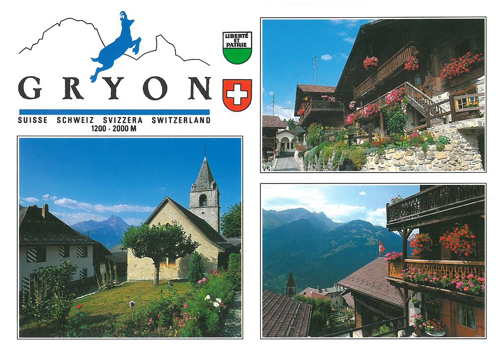 [CP 203422] Postcards 16274 Gryon, alpes vaudoises