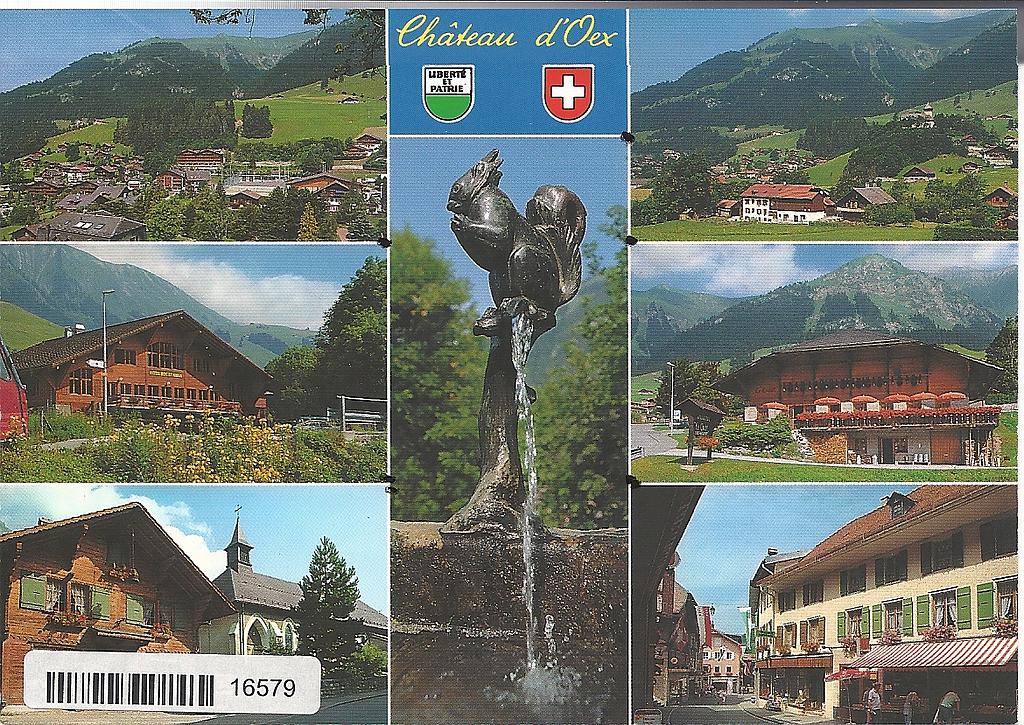 [CP 203244] Postcards 16579 Château-d'Oex