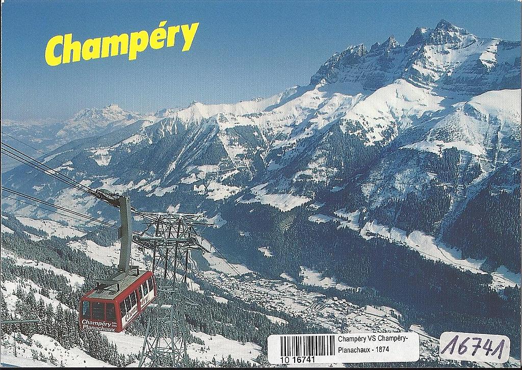 [CP 205211] Postcards 16741 w Champéry-Planachaux