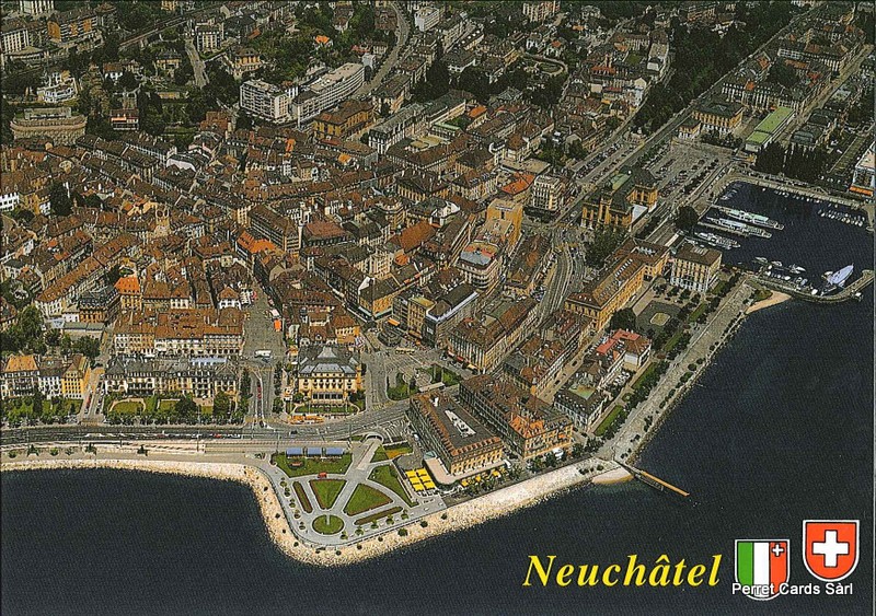 [CP 209404] Postcards 17009 Neuchâtel (Vue aérienne)