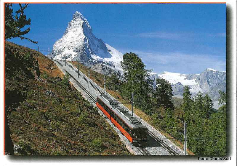 [CP 204895] Postcards 18704 Zermatt - Gornergratbahn