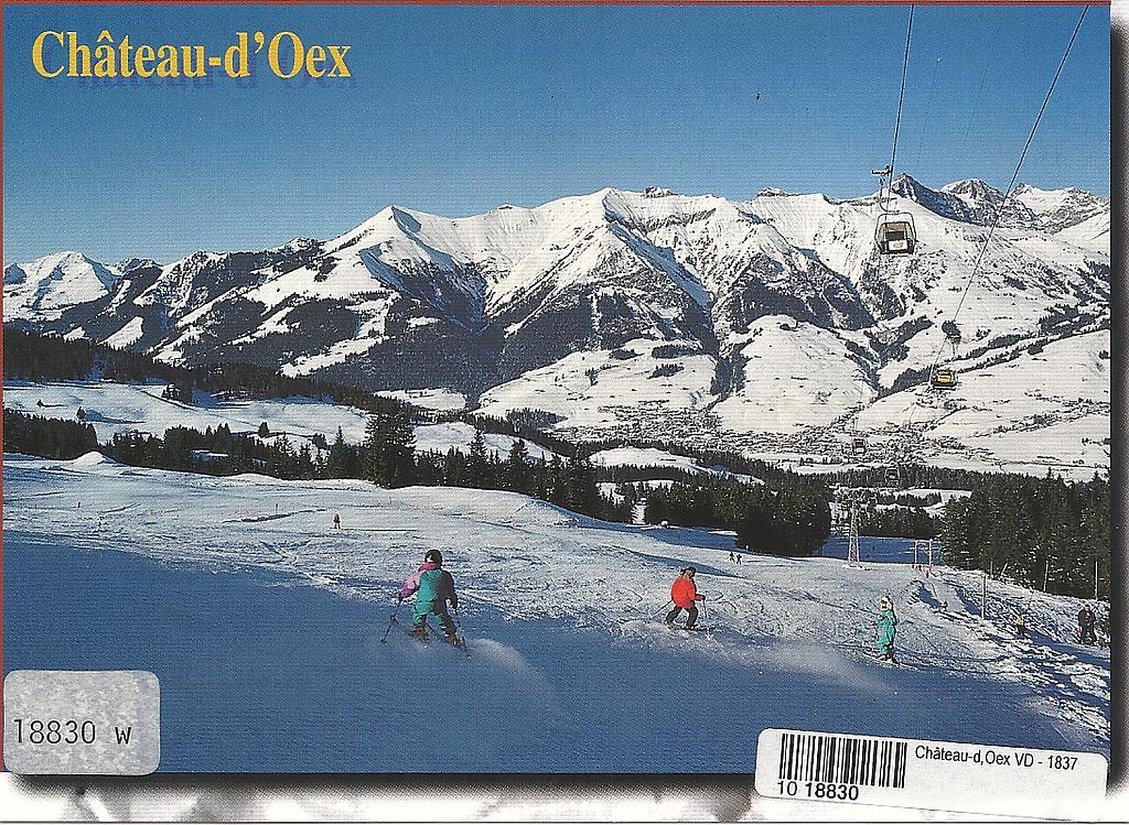 [CP 203612] Postcards 18830 w Château-d'Oex