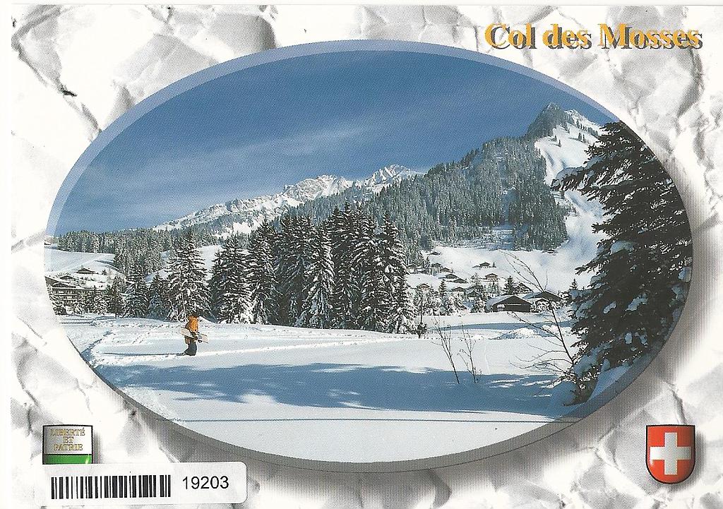 [CP 203595] Postcards 19203 w Col des Mosses