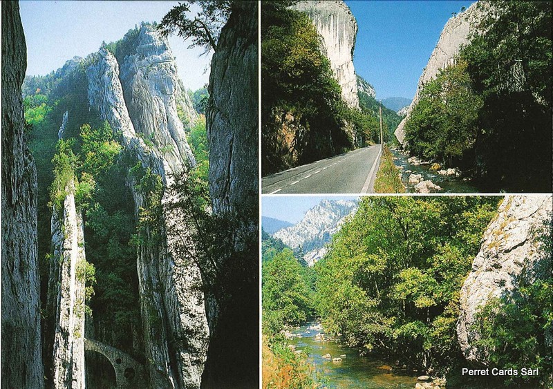 [CP 209394] Postcards 19623 Gorges de Moutier