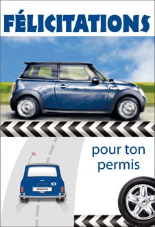 Carte Félicitations Permis de conduire