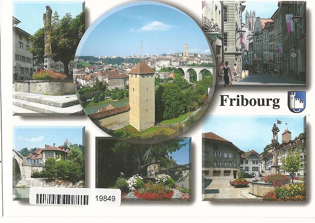 [CP 206016] Postcards 19849 Fribourg