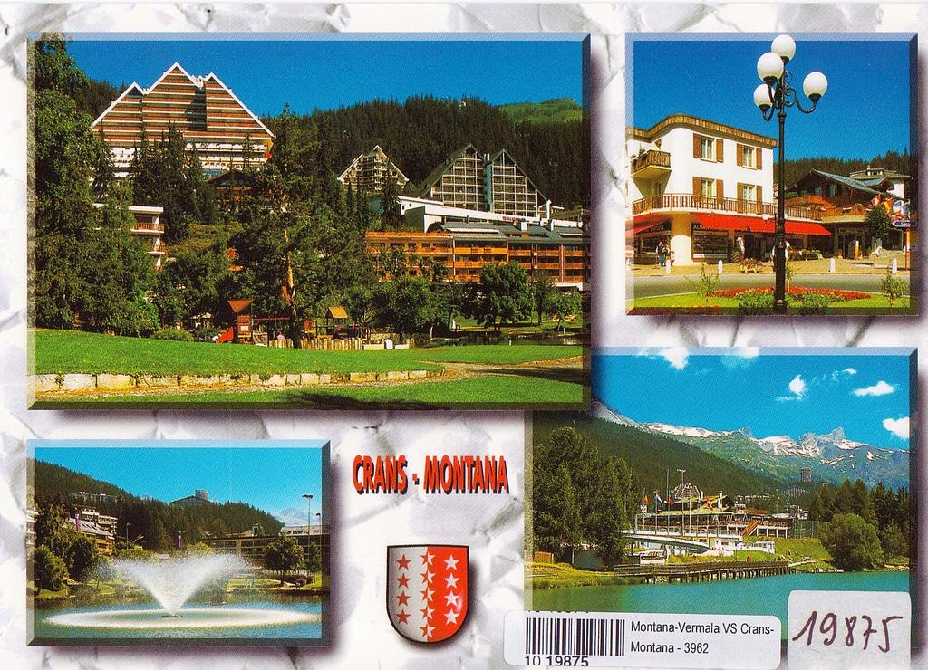 [CP 204548] Postcards 19875 Crans-Montana, Vermala