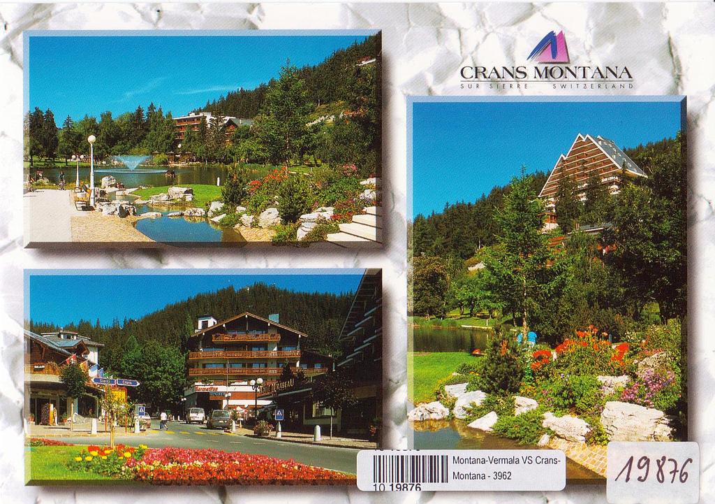 [CP 204639] Postcards 19876 Crans-Montana, Vermala