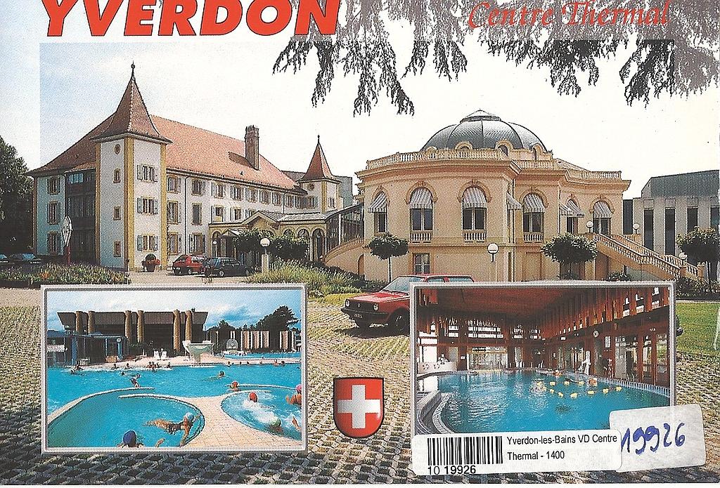 [CP 203437] Postcards 19926 Yverdon-les-Bains (VD) Thermal Zentrum