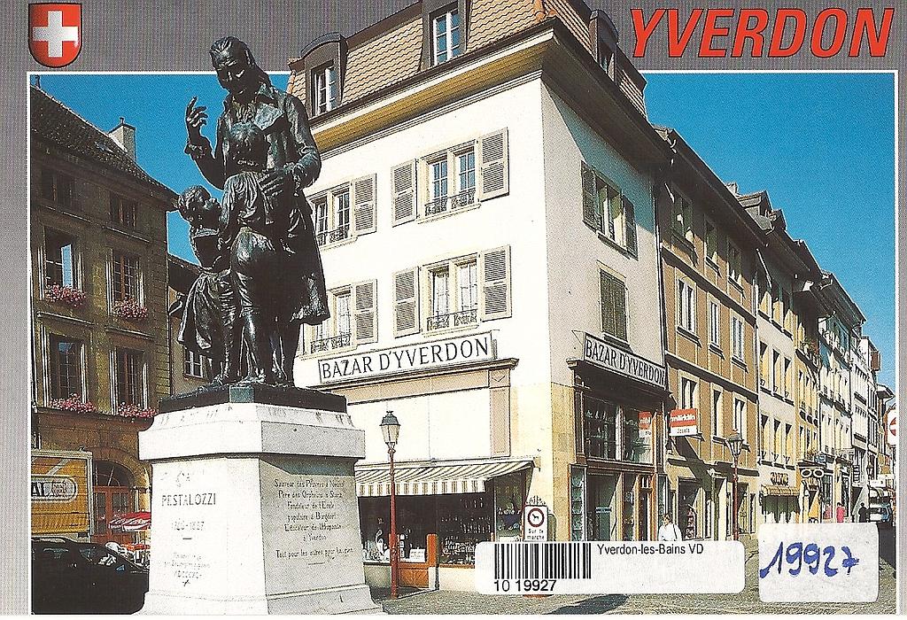 [CP 203372] Postcards 19927 Yverdon-les-Bains (VD)