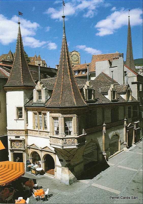[CP 202976] Postcards 20207 Neuchâtel, Les Halles