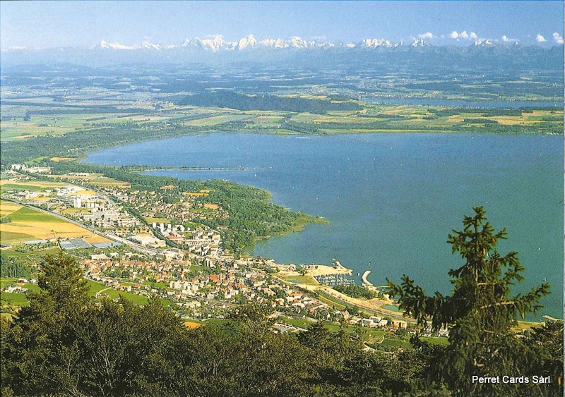 [CP 209403] Postcards 20211 Neuchâtel, Vue du Belvédère de Chaumont