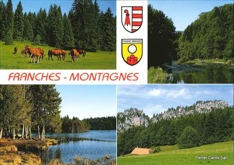 [CP 206416] Postcards 20725 Franches-Montagnes