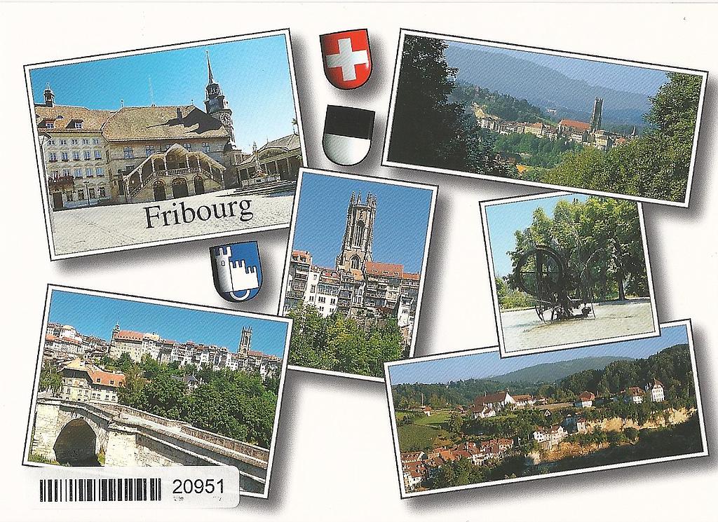 [CP 206068] Postcards 20951 Fribourg