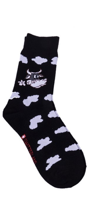 Lot de 3 paires de chaussettes &quot;vache&quot; (taille 39-43)