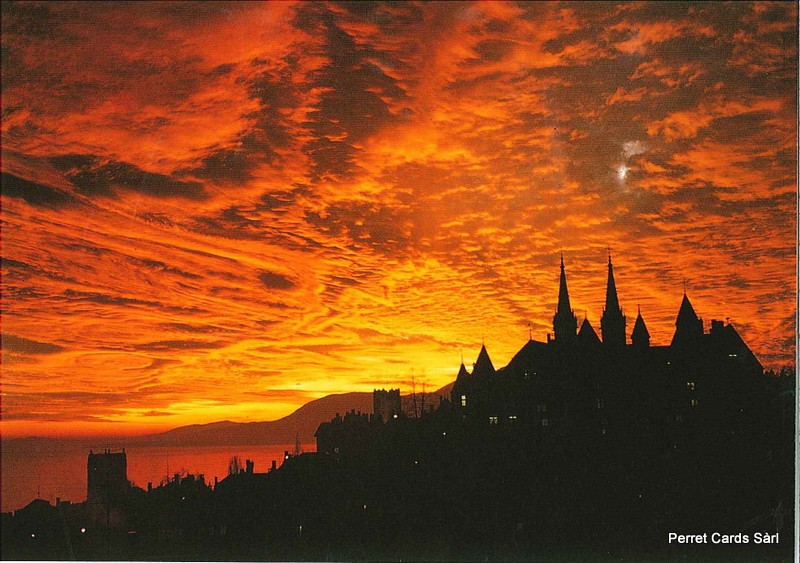 [CP 202978] Postcards 21493 Féerie sur Neuchâtel