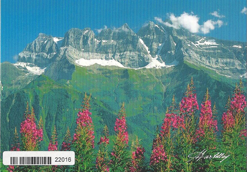 [CP 204682] Postcards 22016 Les Dents du Midi, Val d'Illiez