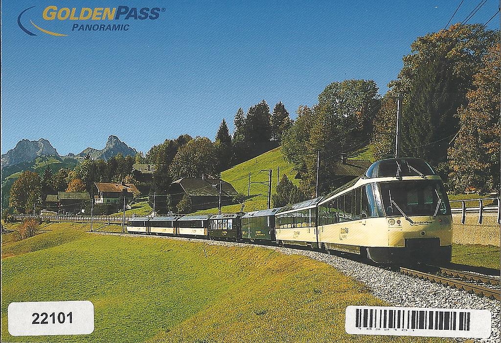[CP 206580] Postcards 22101 Golden Pass Panoramique