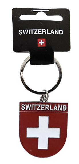 Porte-clés écusson suisse