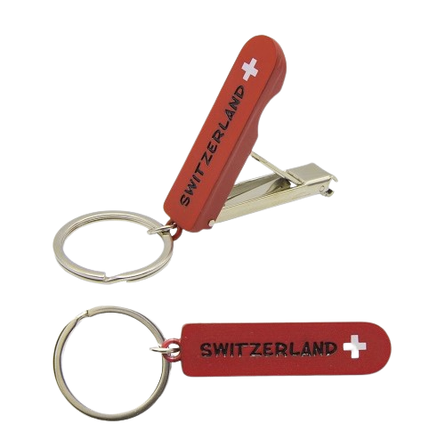 Porte-clés coupe-ongles &quot;Switzerland&quot;