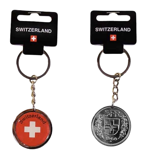 Porte-clés pièce de 5 francs / suisse