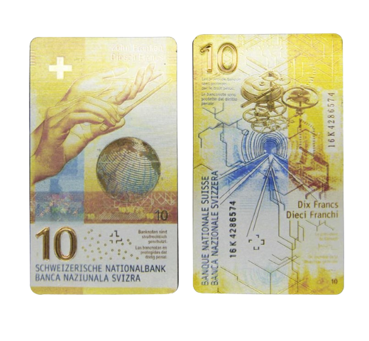 Magnet 10-Franken-Banknote