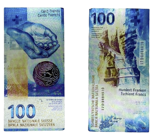Aimant billet de 100 francs
