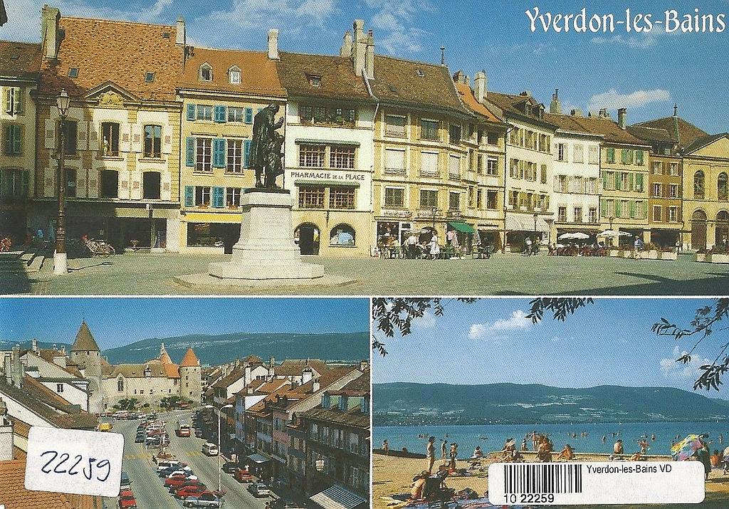[CP 203183] Postcards 22259 Yverdon-les-Bains (VD)