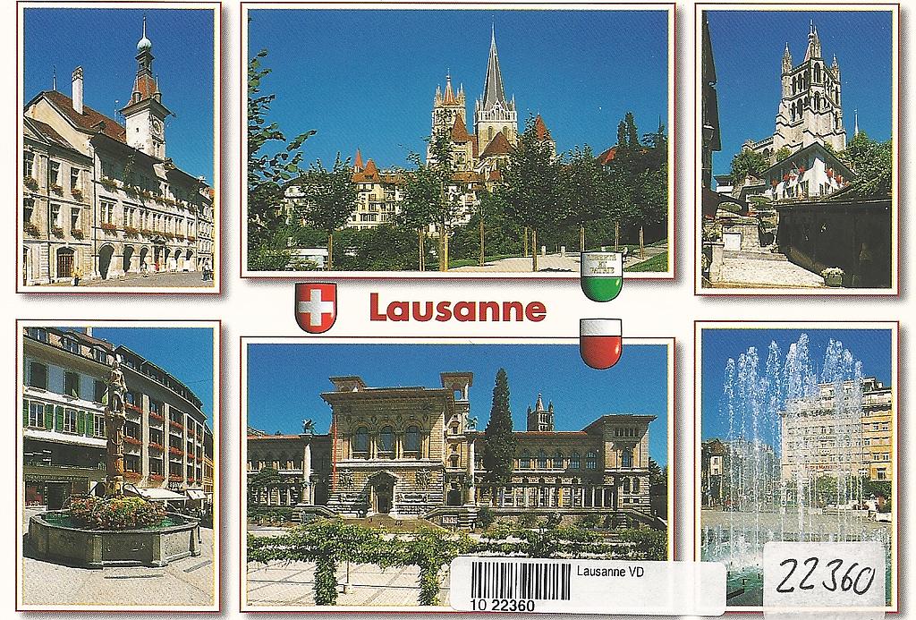 [CP 203468] Postcards 22360 Lausanne