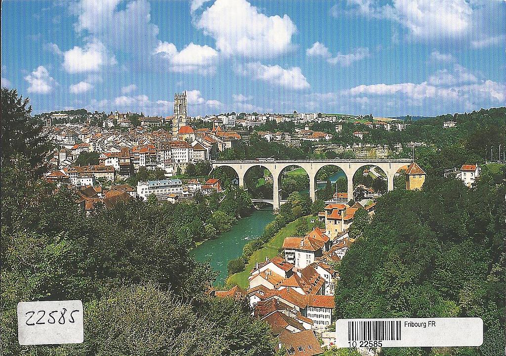 [CP 206038] Postcards 22585 Fribourg
