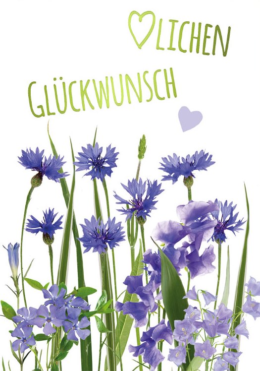 Karte Glückwünsche