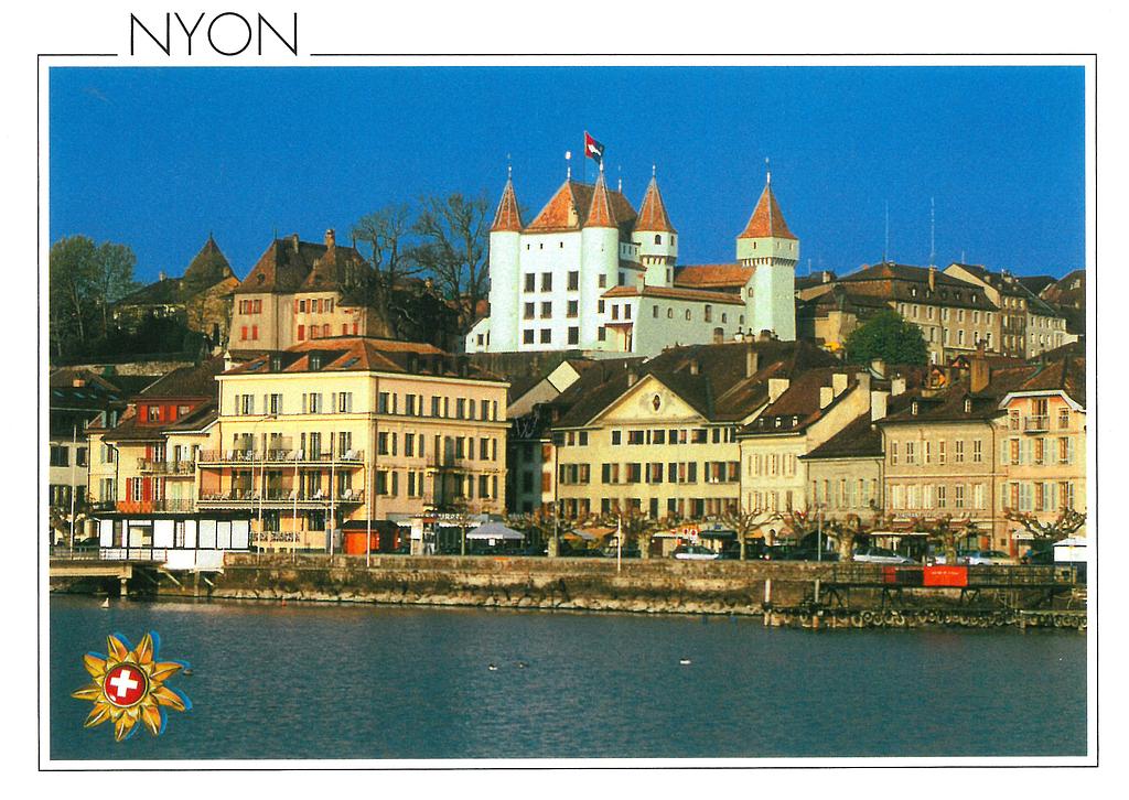 [CP 203463] Postcards 22739 Nyon VD (château, bord du Léman)