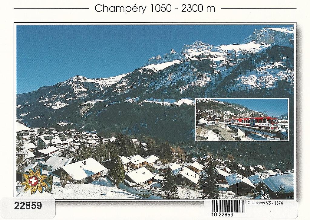 [CP 205087] Postcards 22859 w Champéry