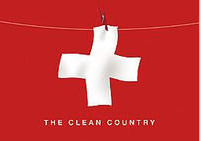 Aimant Suisse &quot;The clean country&quot;