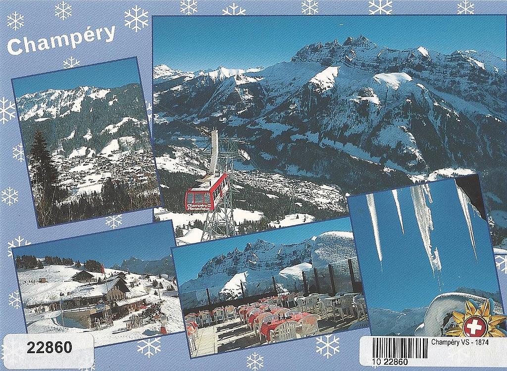 [CP 205086] Postcards 22860 w Champéry