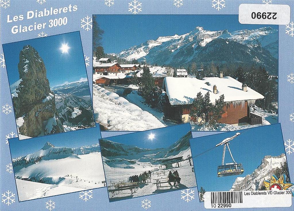 [CP 203488] Postcards 22990 w Les Diablerets-Glacier 3000