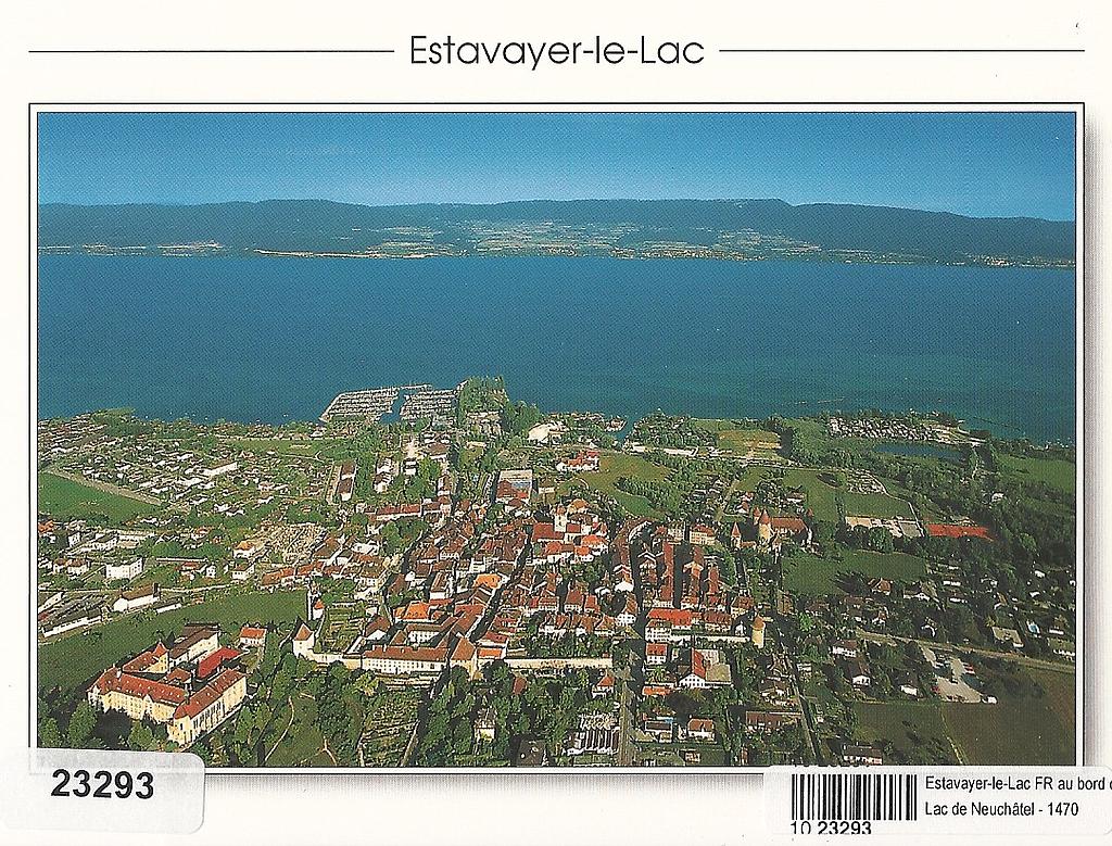 [CP 205972] Postcards 23293 Estavayer-le-Lac