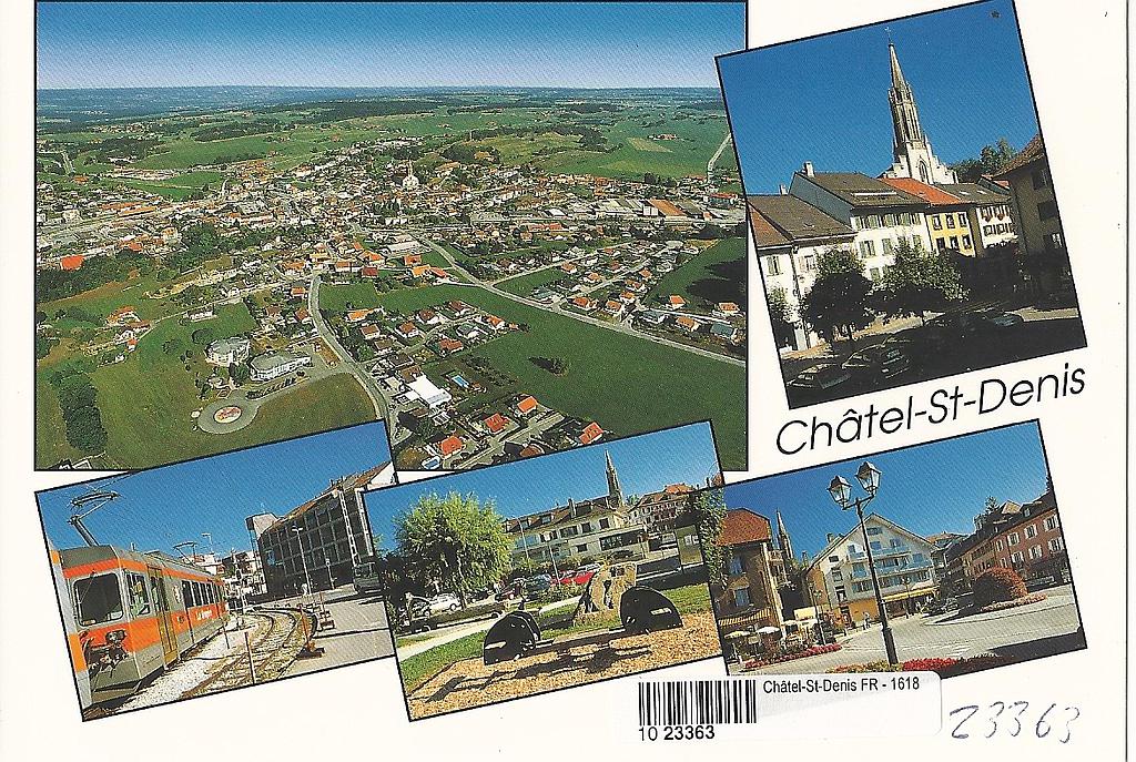 [CP 205979] Postcards 23363 Châtel-St-Denis