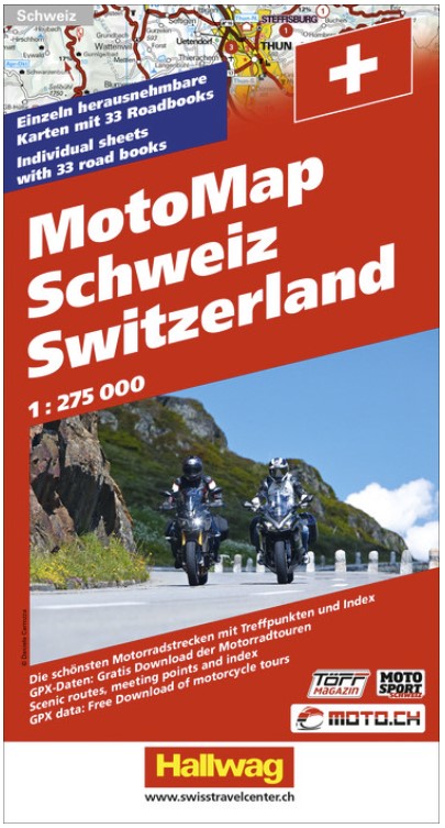 Suisse MotoMap 1:275 000