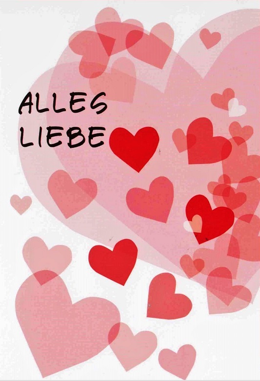 Karte &quot;Alles Liebe&quot;