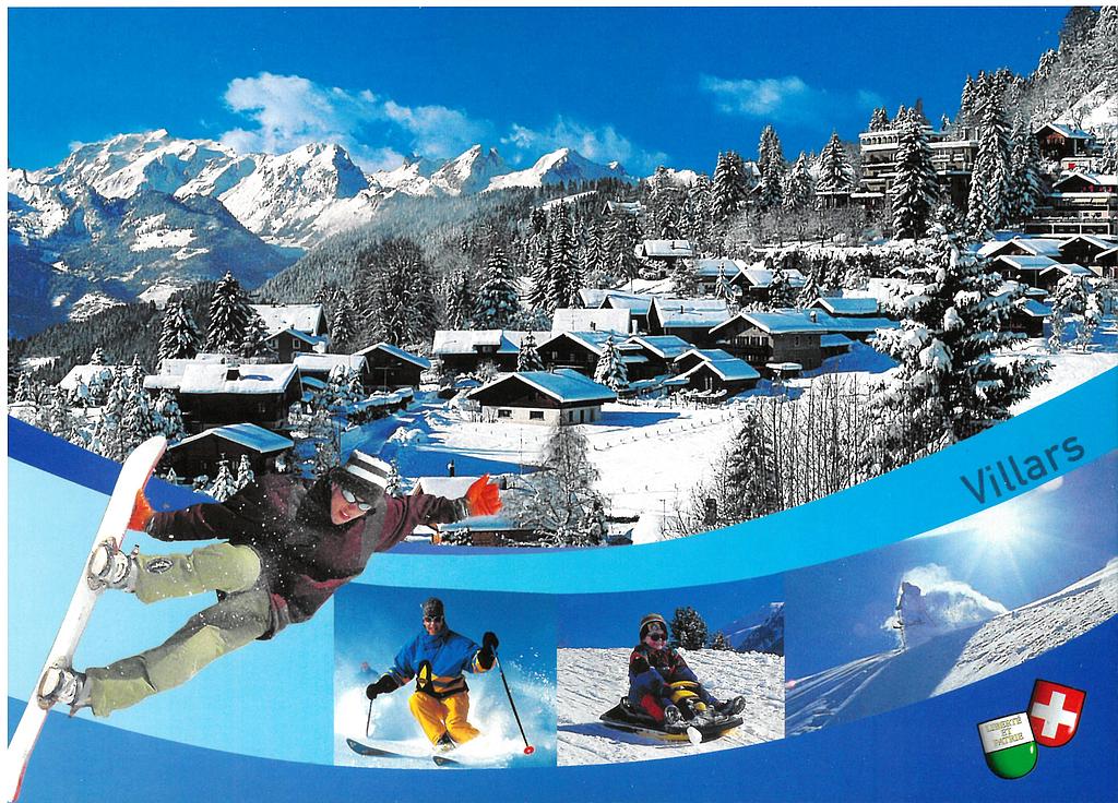 [CP 203474] Postcards 23593 w Villars-sur-Ollon